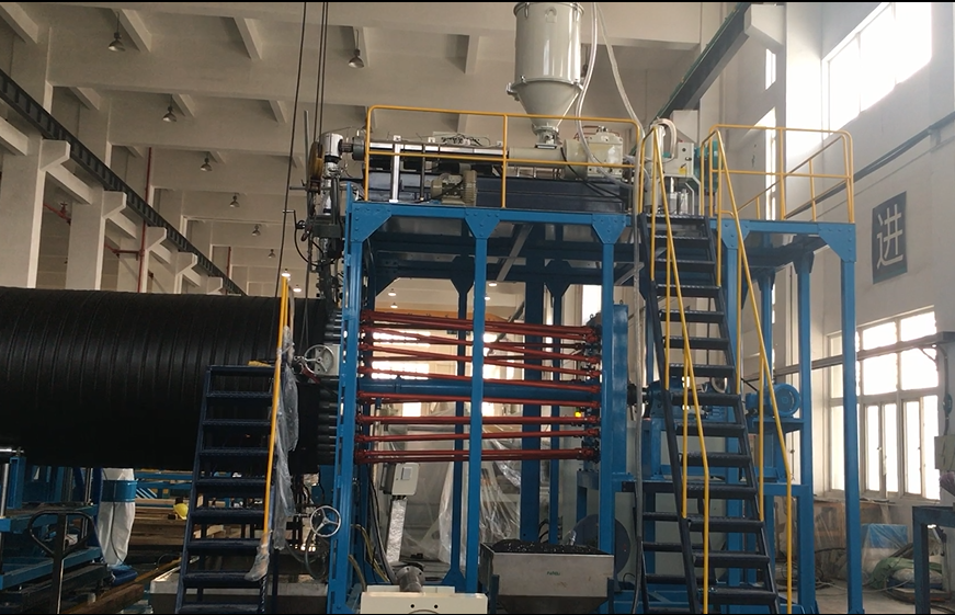 Producción de tubos bobinados de HDPE de gran diámetro