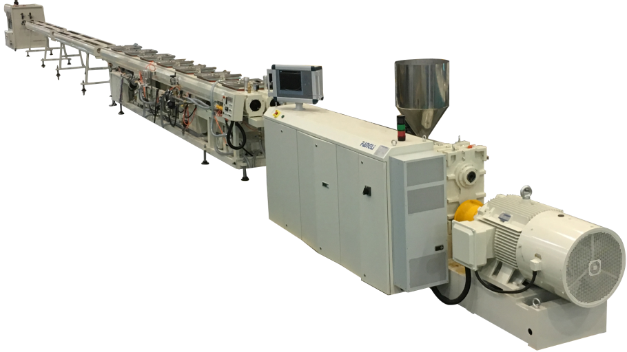 Línea de producción de extrusión de alta velocidad de doble capa y doble tubo PPR32-2U